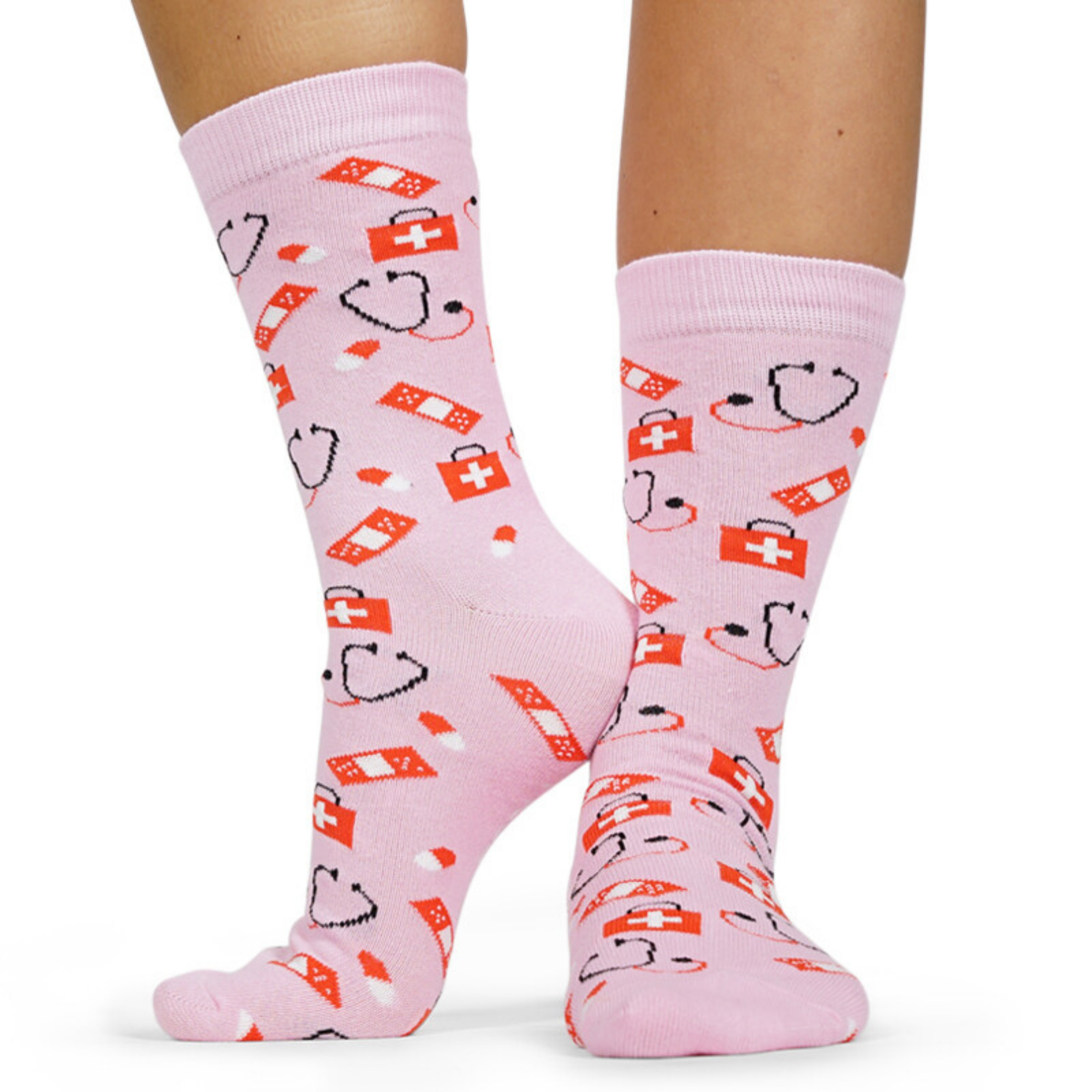 🩺 Pink Care Socks | Nursing Socks - MedSocks