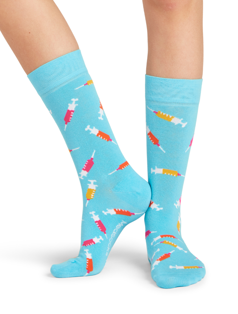 Syringes MedSocks Blue