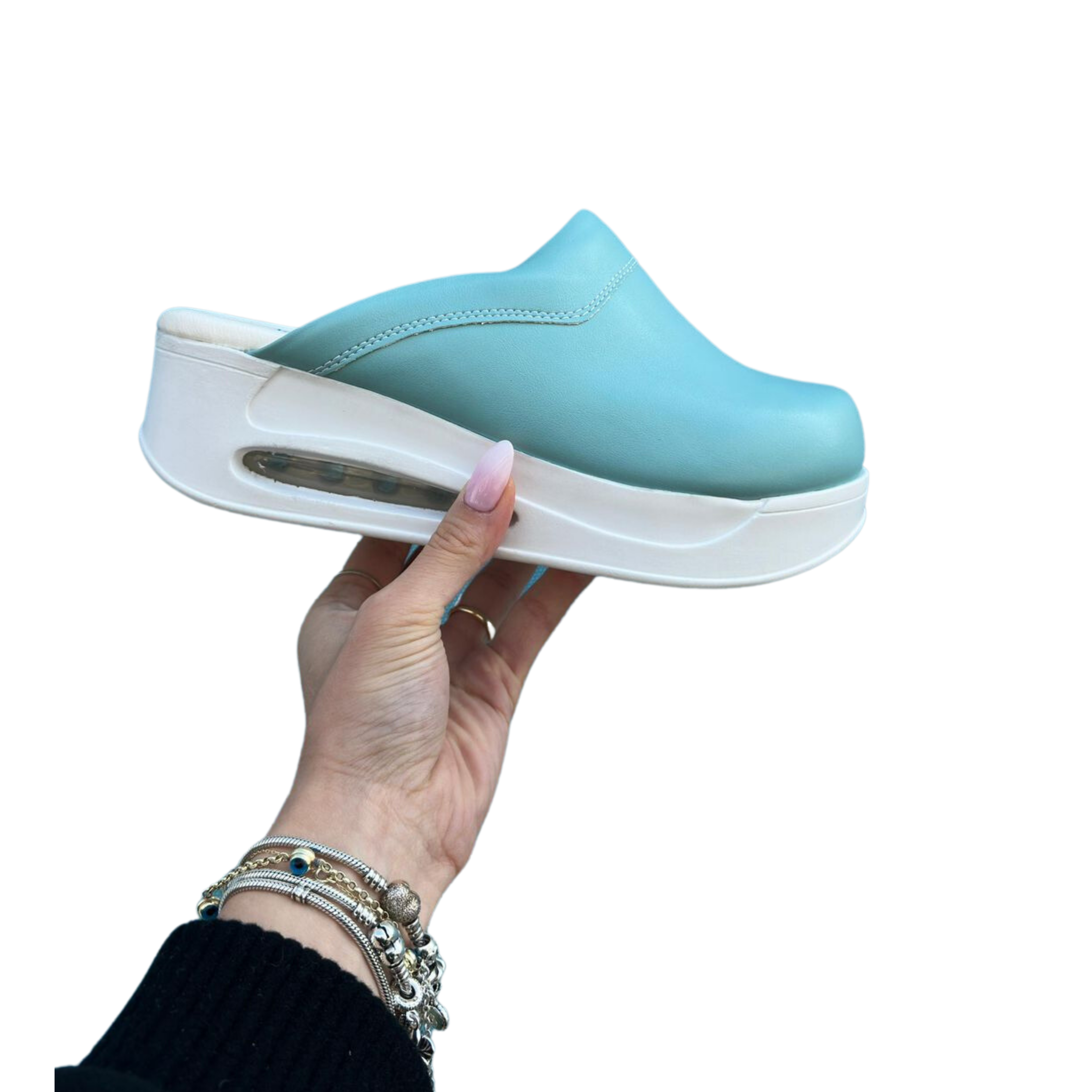 Airmeds Clogs Solid Blue
