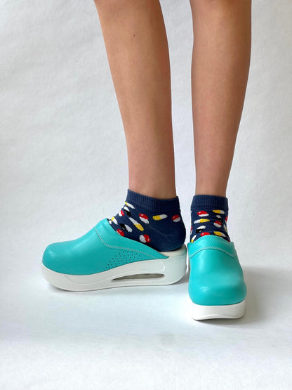 Airmeds Clogs Solid Blue