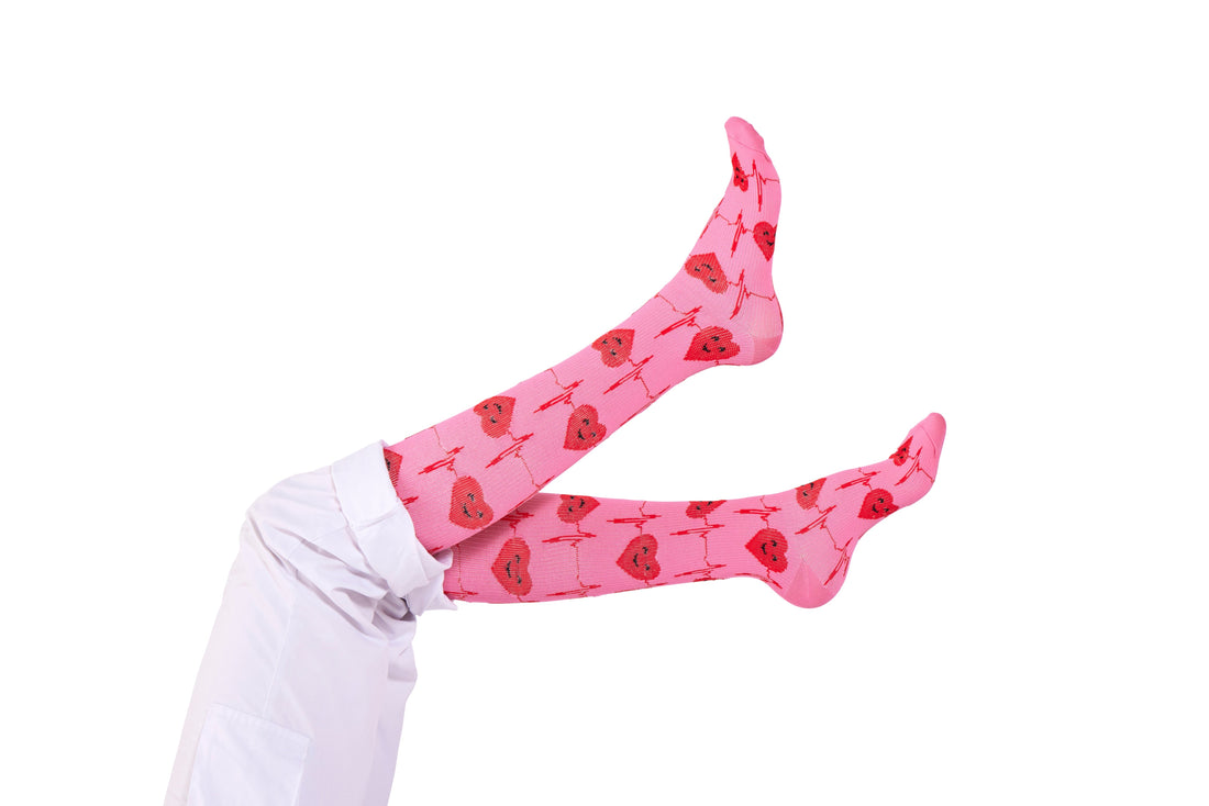 Love of Care Compression Socks Pink