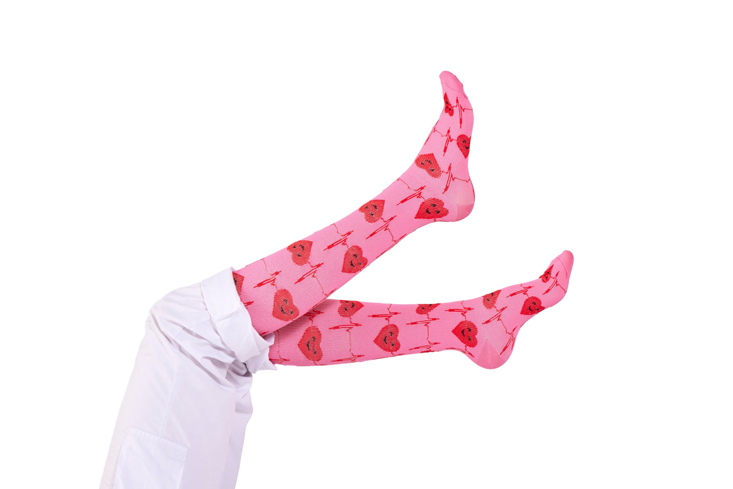 Love of Care Compression Socks Pink
