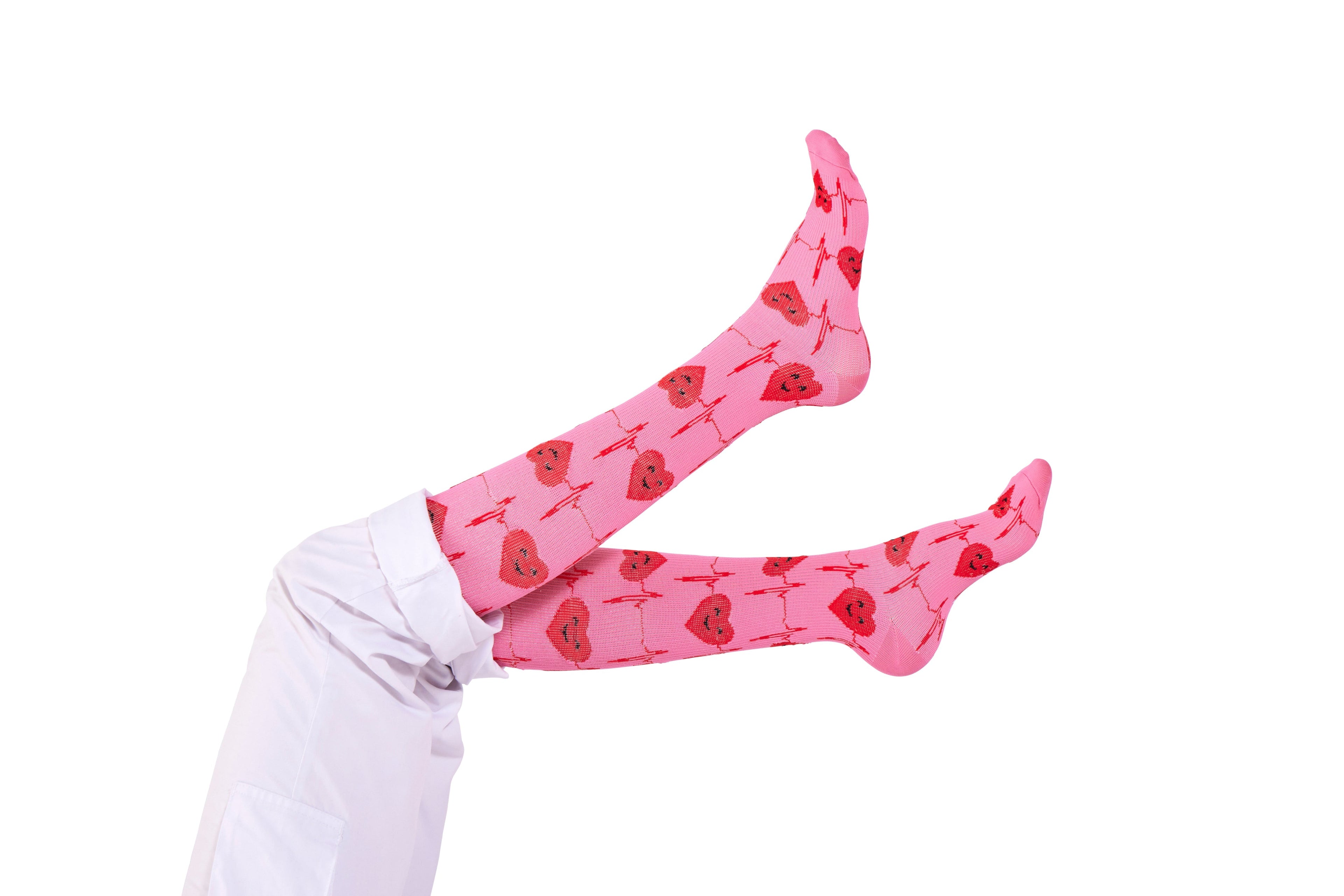 Love of Care Compression Socks Pink