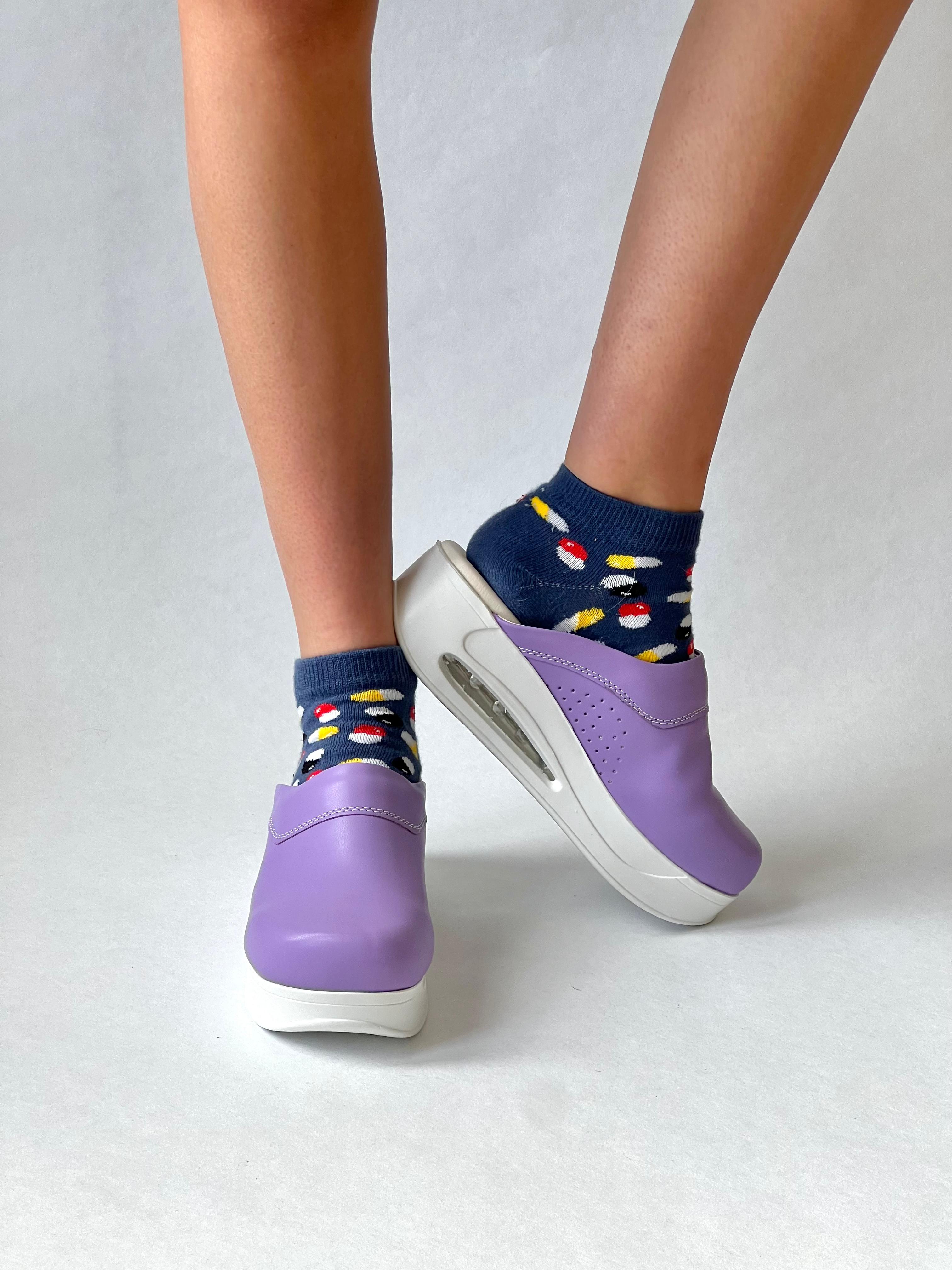 Airmeds Clogs Solid Purple