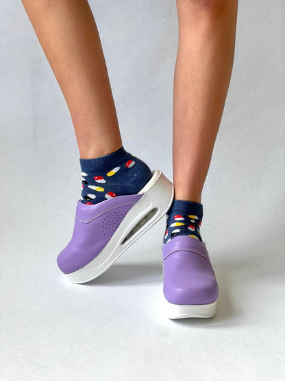 Airmeds Clogs Solid Purple
