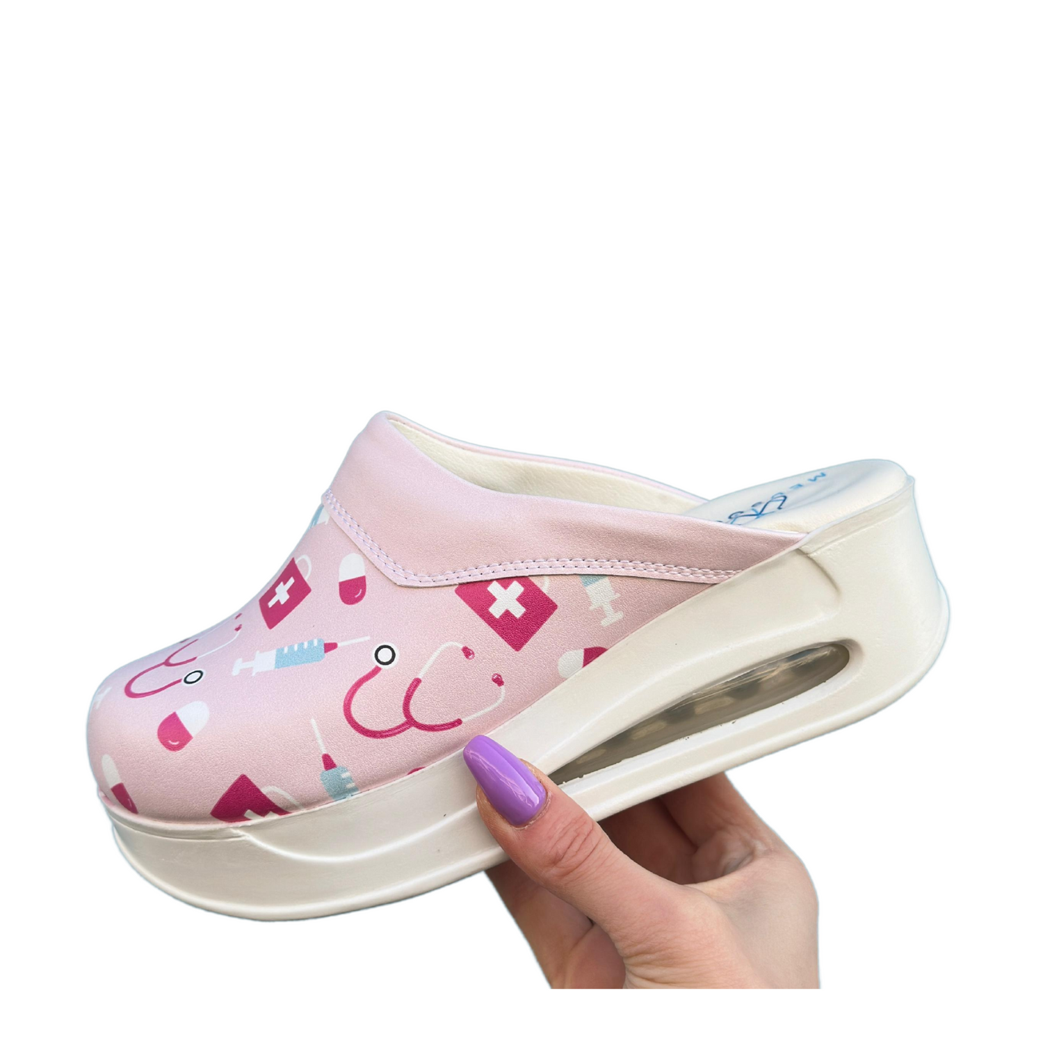 Care Light Pink Airmeds Clogs